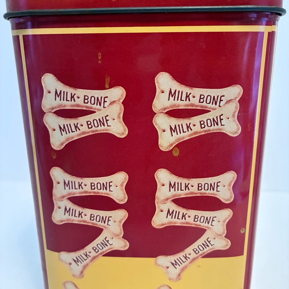 Milk-Bone Dog Biscuits Black Labrador Retriever Tin Limited Edition Vintage - Picture 4 of 10
